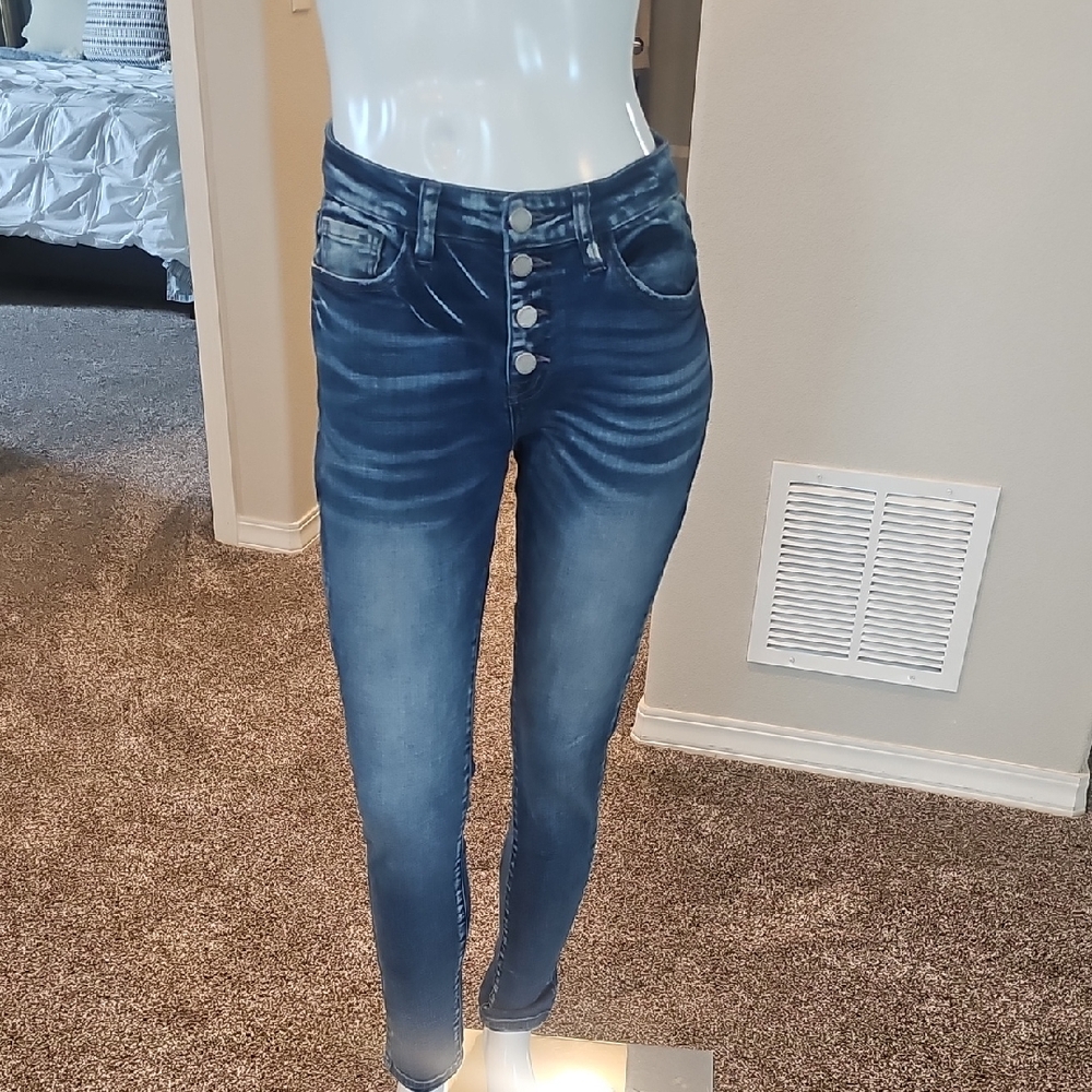 Kan Can Women's Blue Jeans